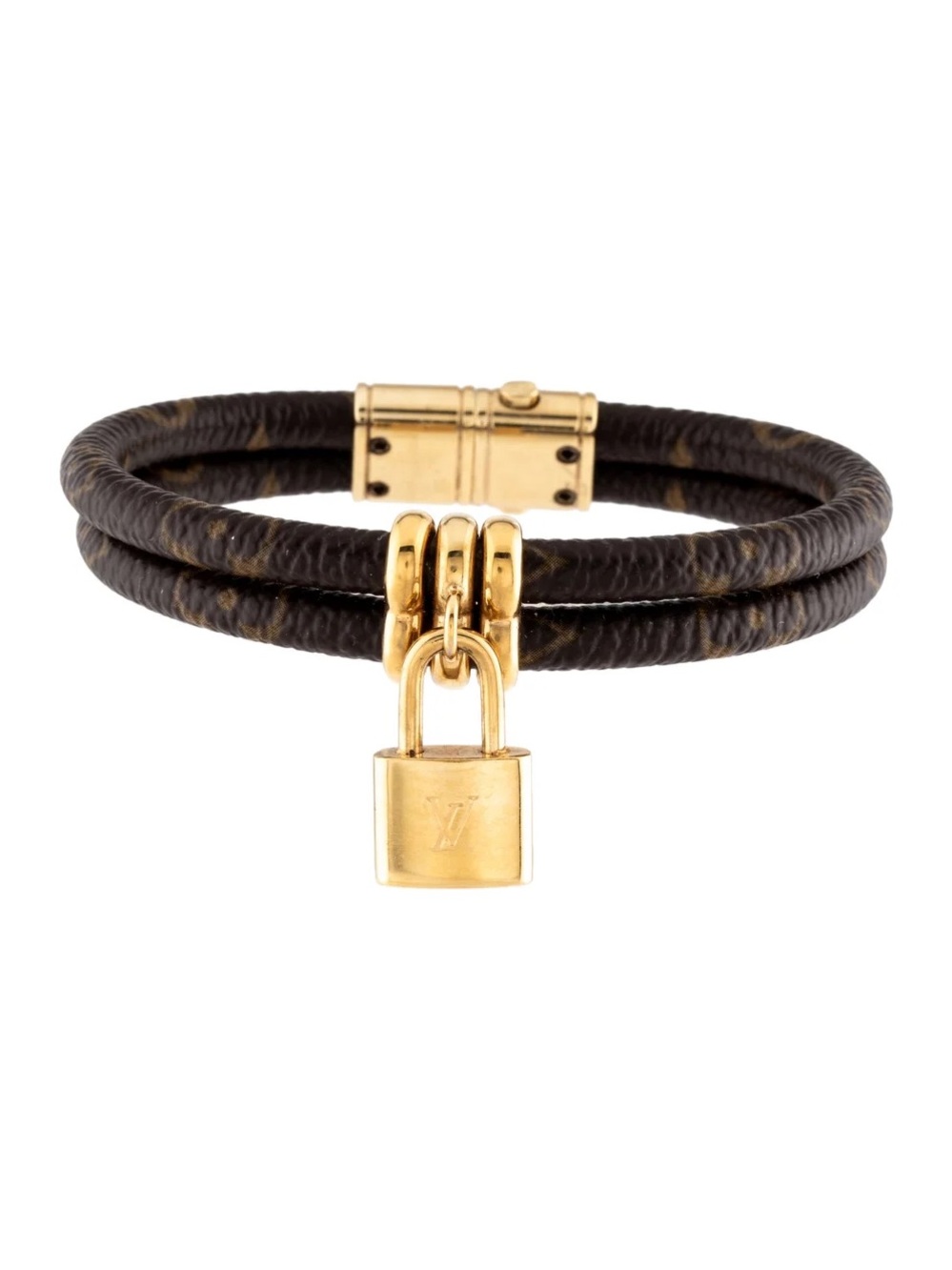 Louis Vuitton Monogram keep it twice bracelet
